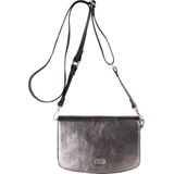 Legend metallic leren crossbody tas Isabella champagne