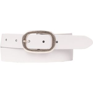 Petrol industries Plus Size leren riem wit