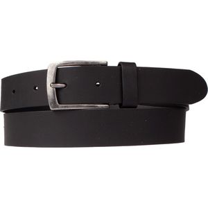 Presly & Sun Heren - Leren Riem - 95 cm - Zwart - 35-43