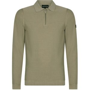 Presly & Sun - Heren Trui Harry Half Zip Pullover - Groen