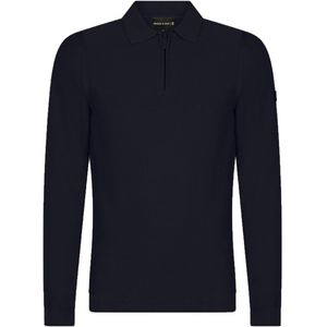 Presly & Sun - Half zip trui - Heren - Blauw - Katoen - Harry half zip