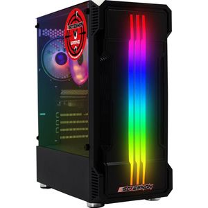 ScreenON - Game Computer / Gaming PC - Ryzen 5 - 1TB M.2 SSD - 16GB RAM - RX 580 - Game PC TX89422 - Windows 11