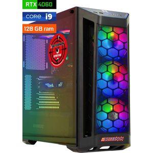 ScreenON - Game Computer / Gaming PC - Intel Core i9 - 4TB M.2 SSD - 128GB RAM - RTX 4060 - Game PC TX46292 - Windows 11