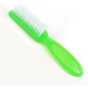 Nagelborstel met steel - nagelborstel kunststof - Set van 2 - Groen