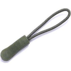 Rits touwtjes - zipper puller - rits reparatieset - 10 Stuks - Leger Groen