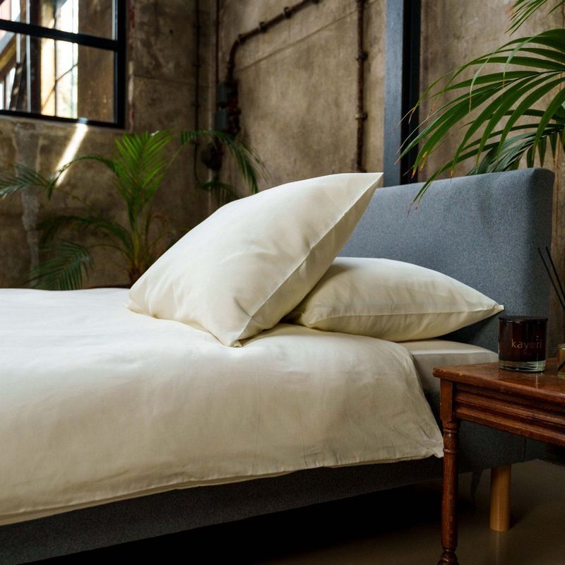 Dekbedovertrek - Grijs - Katoen - Eenpersoons