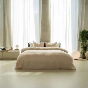 Kayori - Saya - Dekbedovertrek - Zand - 100% Katoensatijn - Extra Breed