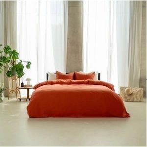 Kayori - Nikaya - Dekbedovertrek - Brick - 100% Tencel - Inclusief Kussenslopen