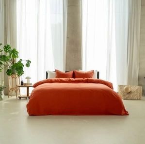 Kayori - Nikaya - Dekbedovertrek - Brick - 100% Tencel - Inclusief Kussenslopen