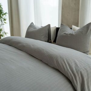 Kayori - Naka - Dekbedovertrek - Antracite - 140 x 200 / 220 cm - 1-Persoons