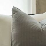 Kayori - Naka - Dekbedovertrek - Antraciet - Katoen - Extra Breed 260 x 200 / 220 cm