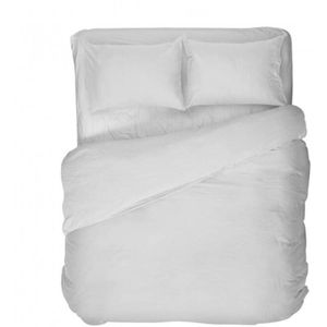 Kayori - Ine - Dekbedovertrek - Wit - Katoen/Linnen - Inclusief Kussenslopen