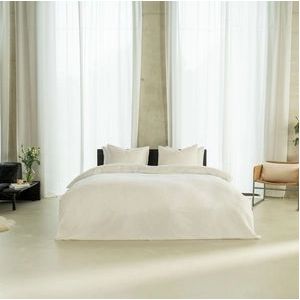 Kayori - Ine - Dekbedovertrek - Wit - 260 x 200 / 220 cm - Extra Breed