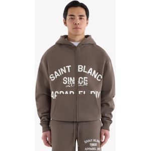 Saint Blanc - Zwaargewicht Fleece - Hoodie - Bruin - 460GSM - Relaxte Pasvorm