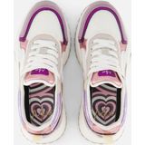 MEXX - XX825100-777 - Lage Sneakers - Paars - Leer