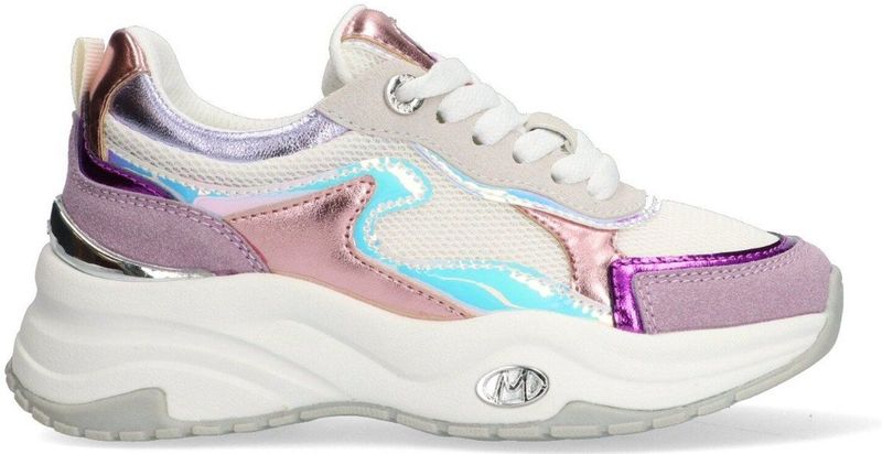 MEXX - XX825100-777 - Lage Sneakers - Paars - Leer