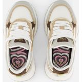 MEXX - XX825100-703 Sneakers - Beige/Grijs/Wit - Leer - Veters