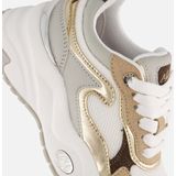 MEXX - XX825100-703 Sneakers - Beige/Grijs/Wit - Leer - Veters