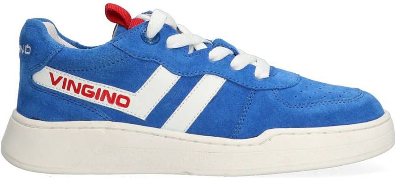 Vingino - Sneakers - Blauw - Suède - Ritssluiting en Veters