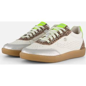 Vingino Animal Sneakers zilver Leer - Dames - Maat 37