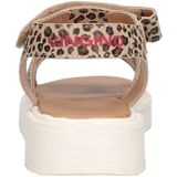 Vingino - Sandalen - Panterprint - Beige/Zwart - Leren