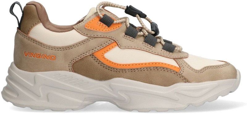 Vingino - Sneakers - Beige - Synthetisch - Chunky Zool - Maat 33