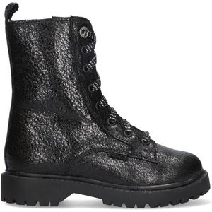 Mexx - Enkelboot - Leer - Met Rits- en Vetersluiting - Normale Pasvorm