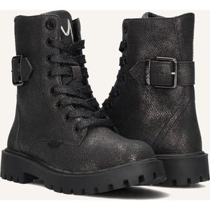 Mexx - Star Super - Veterboots - Zwart - Leatherlook