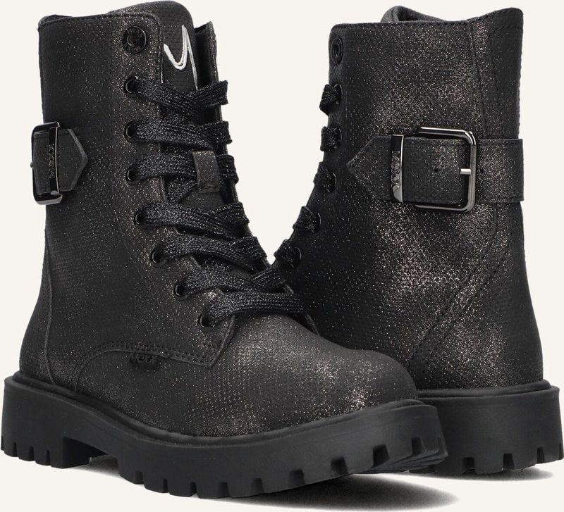 Mexx - Star Super - Veterboots - Zwart - Leatherlook
