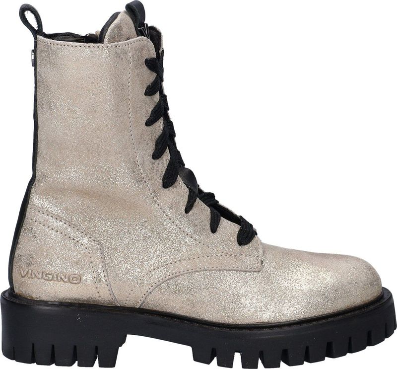Vingino - Muraina Messina - Veterboots - Suède - Met Glitter-Coating