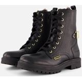 Vingino - Veterboots - Zwart - Leer