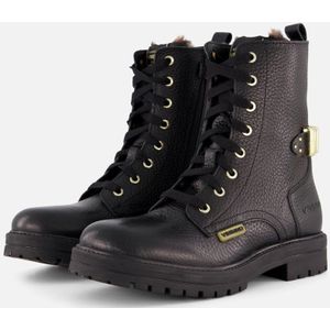 Vingino - Veterboots - Zwart - Leer - Dames