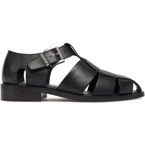 BRONX - Next-Wagon - Sandalen - Zwart - Blokhak 3 cm