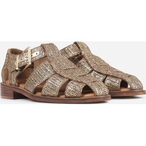 Next-Wagon - Sandalen - Zwart - Gewoven Patroon