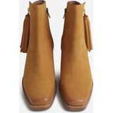 BRONX Cassidy - Enkellaarzen - Cognac - Nubuck