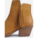 BRONX Cassidy - Enkellaarzen - Cognac - Nubuck