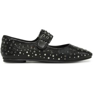 Bronx - Alora - Ballerina - Zwart - Leer