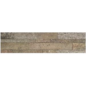 Zelfklevende Steenstrip - Natuursteen - Gouden Gloed - Reliëf - 60x15cm