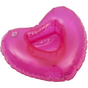 Opblaasbare Bekerhouder Hart - Zwembad, Party, Drank, Houder, Feest