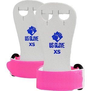US Glove - Turnen - Beginners Turnleertjes - Rainbow Serie - Leer - 1 paar - Roze - Medium