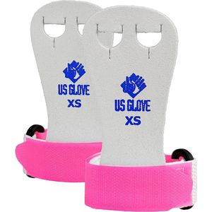 US Glove - Turnen - Beginners Turnleertjes - Rainbow Serie - Leer - 1 paar - Roze - X-Small