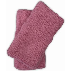 US Glove - Polsbanden - Zweetbanden - All-Sports - Diverse Kleuren - Katoen - 14 cm - Roze