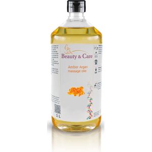 Beauty & Care - Amber Argan massage olie 1 liter - 1 L. new