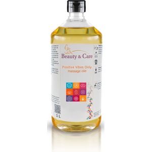 Beauty & Care - Positive Vibes Only massage olie - 1 L. new