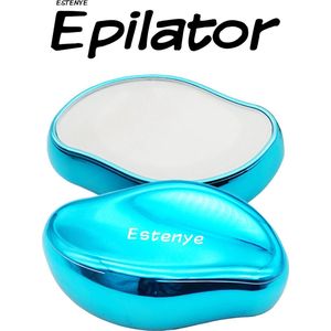 Estenye Premium Epilator - Turquoise - Ontharen - Klein formaat - Pijnloos ontharen - Crystal Hair Remover Pro