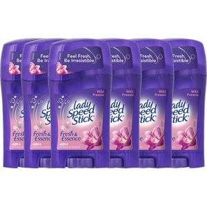 Lady Speed Stick Wild Freesia Deodorant Vrouw - Ultieme Frisheid in Elke Beweging - Beheers Zweet met Stijl - 6 x 45g