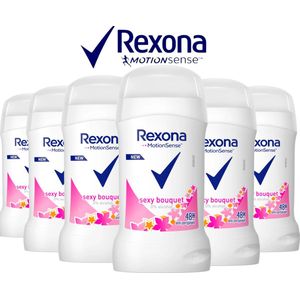 Rexona Motion Sense Sexy Bouquet Deodorant Stick - Ondeugend Fris en Onweerstaanbaar Verleidelijk - 6 x 40g