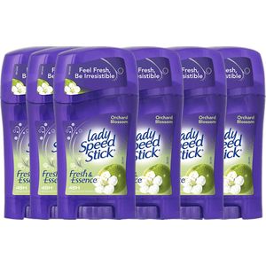 Lady Speed Stick Orchard Blossom Deodorant Vrouw Voordeelverpakking - Original Lady Speed Stick Deodorants - 6 x 40g