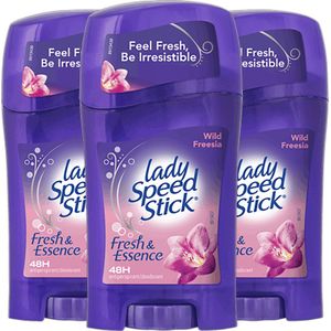 Lady Speed Stick Wild Freesia Deodorant Vrouw - Ultieme Frisheid en Verzorging Met Elke Beweging - Deo Stick - 3 x 40g