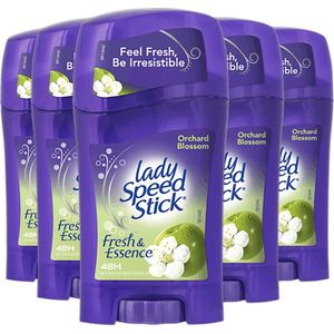 Lady Speed Stick Orchard Blossom - Deodorant Stick - 48H verzorgde en frisse oksels - Geen irritaties of witte strepen - Deodorant vrouw voordeelverpakking - 5 x 40g